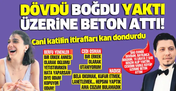 Muğla'da Pınar Gültekin'i canice katleden Cemal Metin Avcı'nın itirafları kan dondurdu