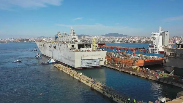 Türkiye süper lige yükseliyor! İlk uçak gemisi TCG Anadolu'nun test hazırlıkları başladı-2