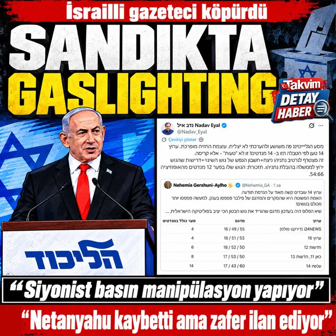 İsrailli gazeteciden siyonist basına tepki: Netanyahu kaybetti ama zafer ilan ediyor