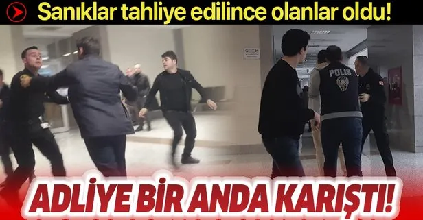 Tahliye kararı adliyeyi karıştırdı