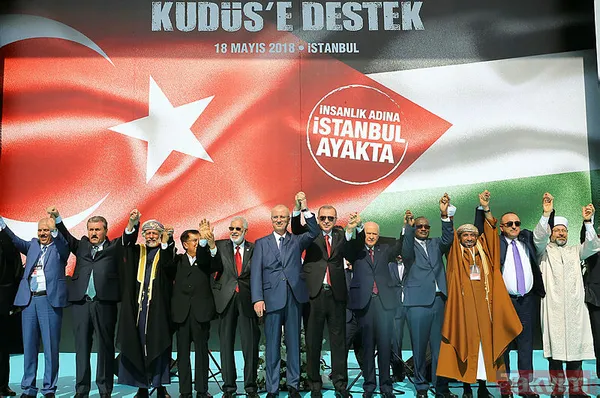 Yenikapı'da Tarihi Kudüs mitingi: Zulme Lanet Kudüs'e Destek - 21