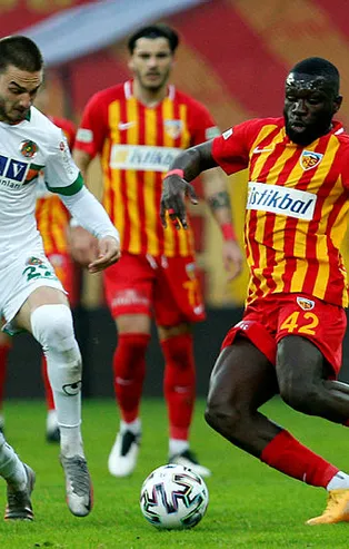 Kayserispor 1 - 1 Alanyaspor | Maç sonucu - özet