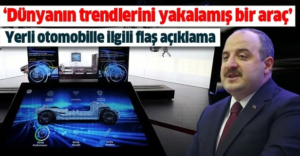 Son dakika: Bakan Mustafa Varank’tan yerli otomobille ilgili flaş açıklamalar