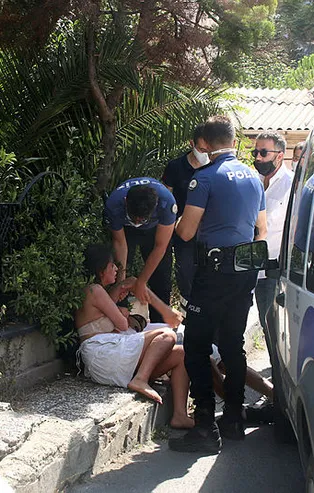 Kendisini darp eden sevgilisinin gözaltına alınacağını zannetti, polise direndi