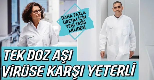 Koronavirüs aşısından sevindiren gelişme! Prof. Dr. Uğur Şahin aşıda tek doz yeterli dedi