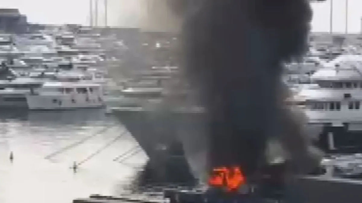 Pendik Marina'da yakıt istasyonunda yangın!