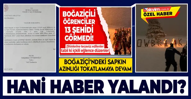 Boğaziçili azınlık öğrencilerinin inkar ettiği Uludağ eğlencesinin resmi izin belgesine ulaştık!