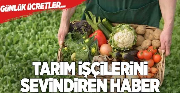 Tarım işçilerine müjdeli haber