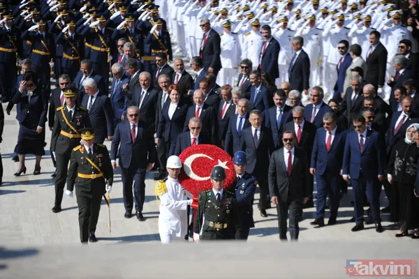 Büyük Zaferin 97'nci yıl dönümü! Anıtkabir'den özel kareler - 33