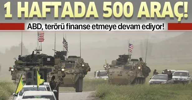 ABD’den YPG/PKK’nın paravanı DSG’ye 500 araçlık destek