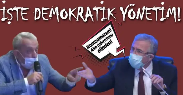 CHP’li Ankara Büyükşehir Belediyesi Başkanı Mansur Yavaş’tan skandal ifadeler: Bırak elinden mikrofonu