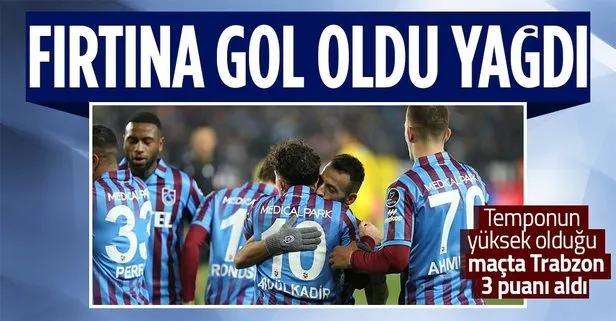 Fırtına koptu! Trabzonspor 4-2 Göztepe | MAÇ SONUCU