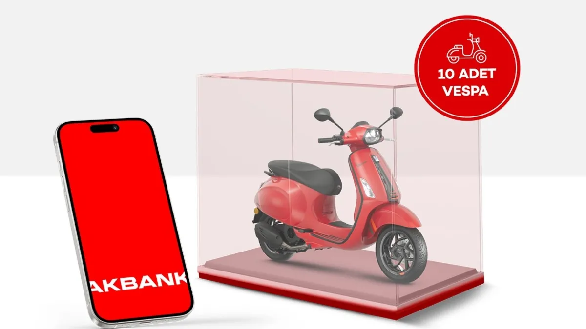 Akbank Vespa Sprint S 125 2024 model motosiklet kampanyası çekiliş sonuçları açıklandı!