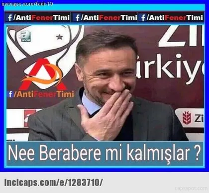 Fenerbahçe-Alanyaspor maçı sonrası caps’leri