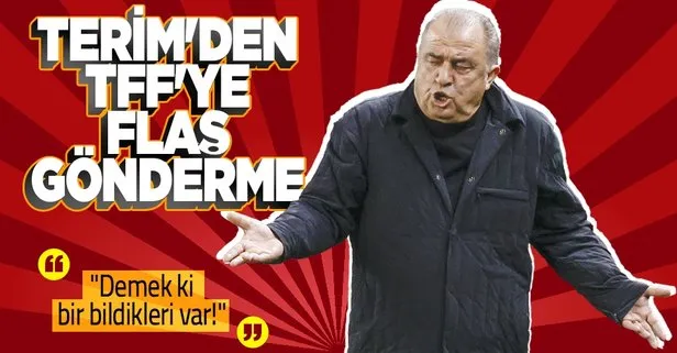 Galatasaray - Lokomotiv Moskova maçı öncesi Fatih Terim’den TFF’ye flaş gönderme