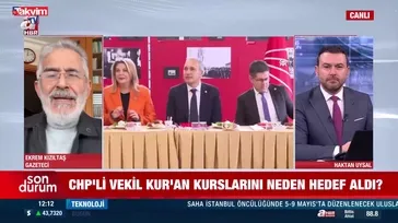 CHP'li vekil Kur'an kurslarını hedef aldı