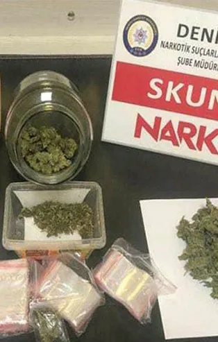 Denizli'de uyuşturucu operasyonu!