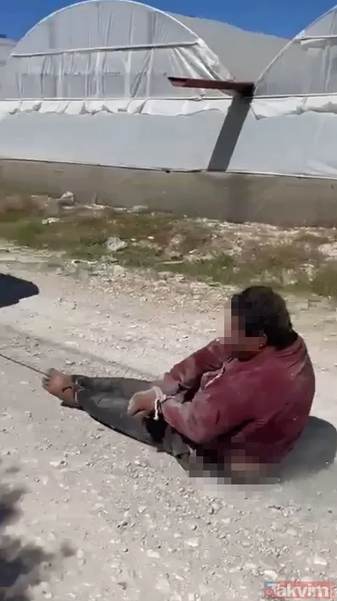 Akıllara durgunluk veren olay! Köpeğine zarar veren adamı otomobile bağlayıp metrelerce sürükledi | Bakan açıkladı: Şüpheli tutuklandı - 3