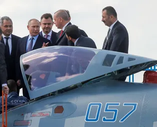 Başkan Erdoğandan SU-57 savaş uçağına özel ilgi!