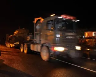 Türkiyeden Suriye sınırına askeri sevkiyat