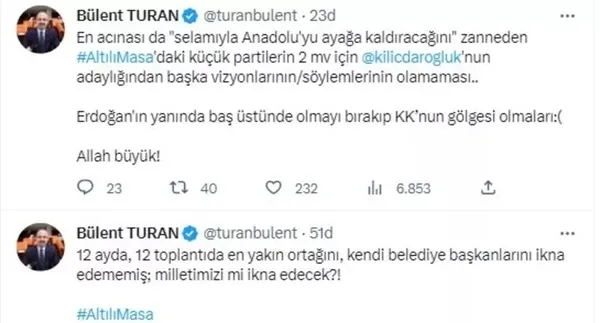 İYİ Parti Genel Başkanı Meral Akşener'in 6'lı koalisyonu dağıtmasına AK Parti'den peş peşe açıklamalar: “Hepsi birlikte tarih oluyor”-2
