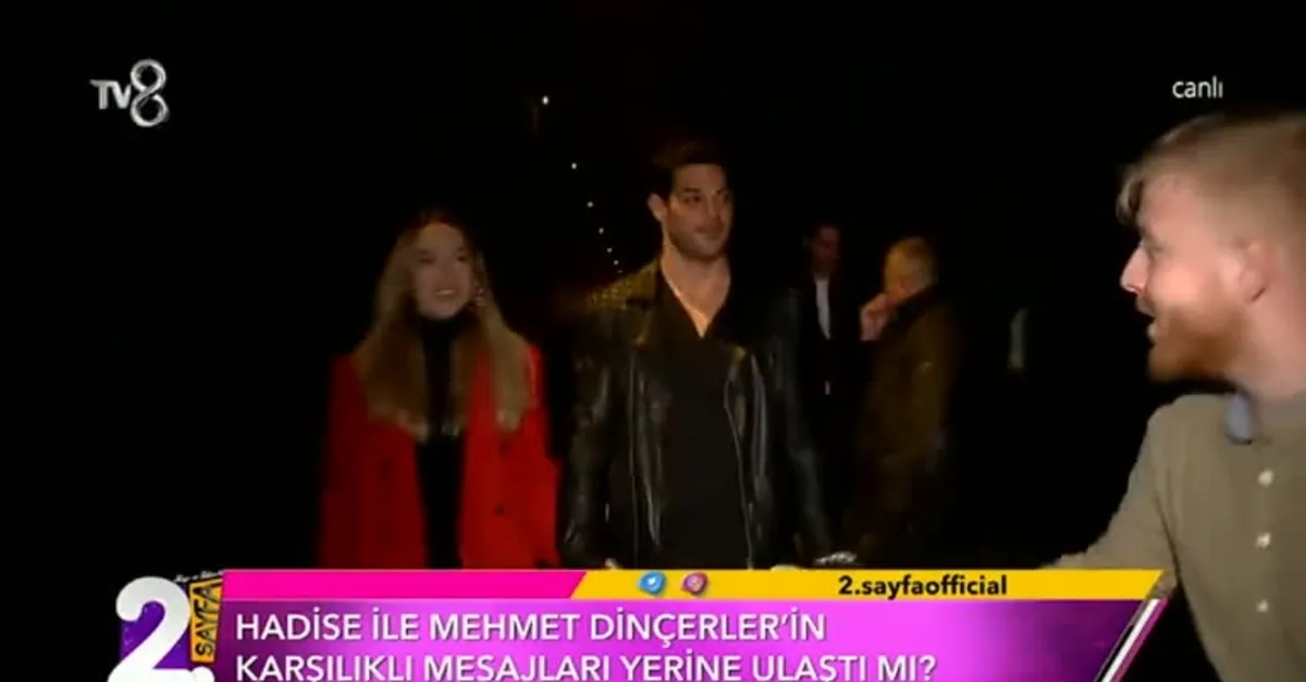 Hadise ve Mehmet Dinçerler evlilik sorularına bakın ne cevap verdiler!