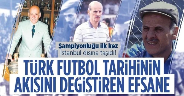 Türk futbol tarihinin akışını değiştiren, şampiyonluğu ilk kez İstanbul dışına taşıyan büyük efsane Ahmet Suat Özyazıcı