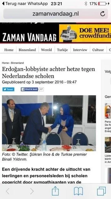 Hollanda'da avukat Şükran İnce Erdoğan ile fotoğrafı bulunduğu için görevden alındı-2