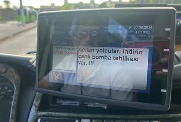Otobüslerde panik yaratan mesaj