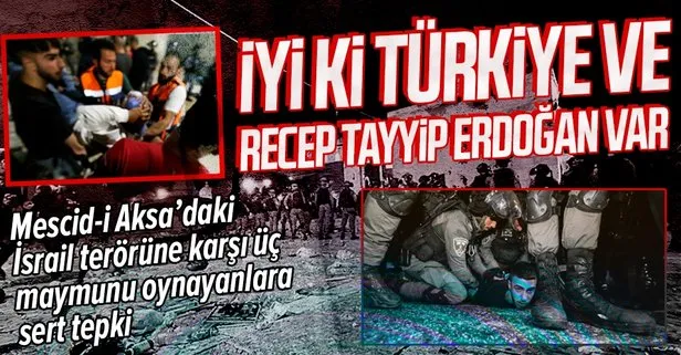 Mescid-i Aksa’daki İsrail terörüne karşı üç maymunu oynayanlara İçişleri Bakanı Süleyman Soylu’dan sert tepki