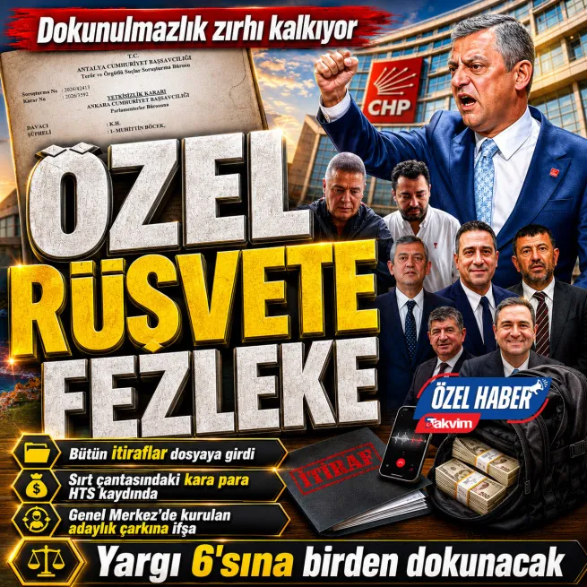 Antalya’dan Ankara’ya uzanan rüşvet ağı: Özel’in adaylık borsasına fezleke | CHP’li 6 vekile dokunulacak