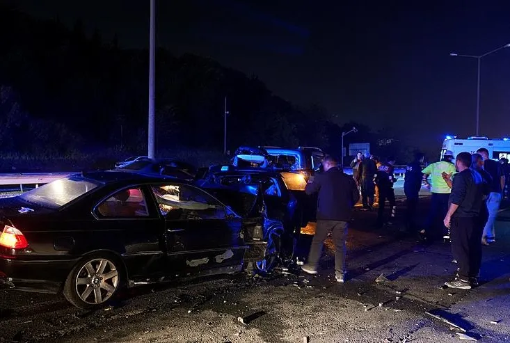 Beykoz’da zincirleme kaza!