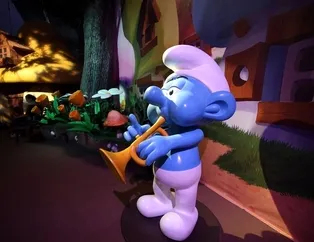 Şirinler Köyü Brüksel'de gerçek oldu