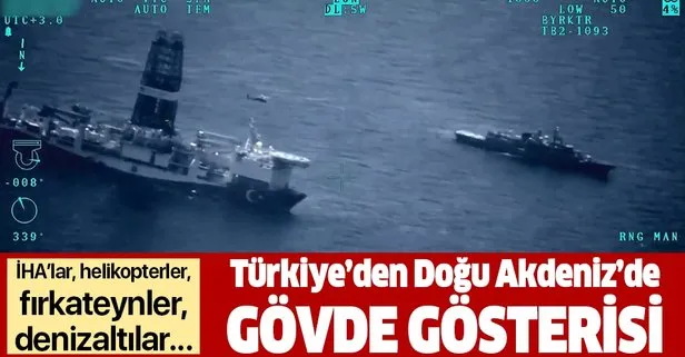 Türk donanması Doğu Akdeniz’de