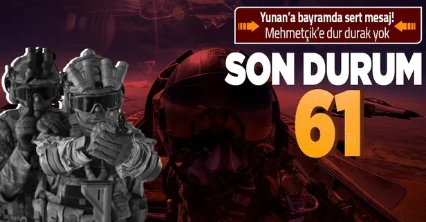 61 terörist öldürüldü