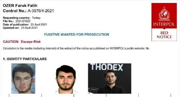 SON DAKİKA: Interpol, Thodex'in kurucusu Faruk Fatih Özer'e kırmızı bülten çıkardı! Bakan Soylu'dan flaş açıklama-1
