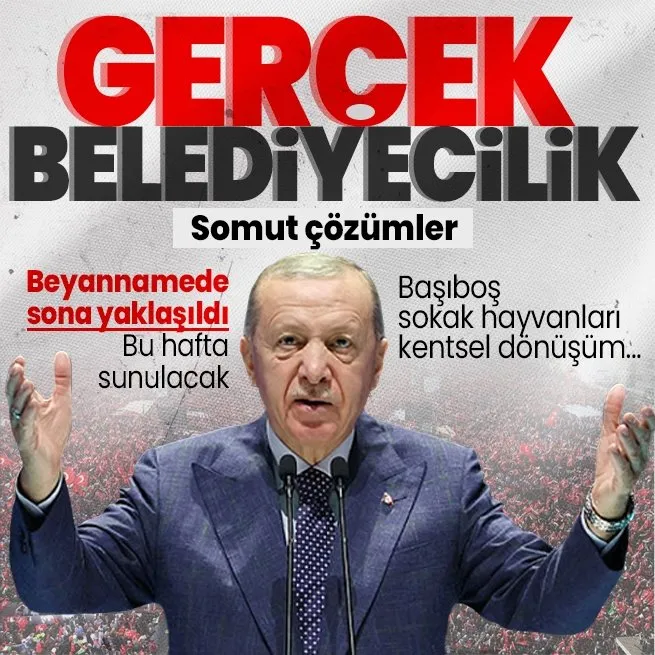 AK Partinin seçim beyannamesinde sona yaklaşıldı! Bu hafta Başkan Erdoğana sunulacak! Somut çözümler yolda