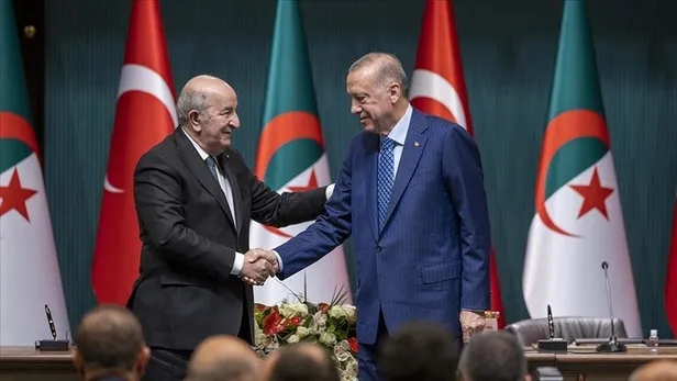 Başkan Erdoğan Cezayir Cumhurbaşkanı Abdülmecid Tebbun ile görüştü-3