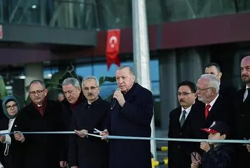 Kayseri’ye indi açılışı yaptı