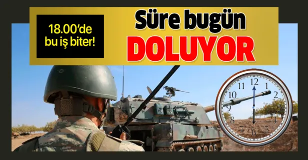 YPG’ye verilen süre bugün doluyor!