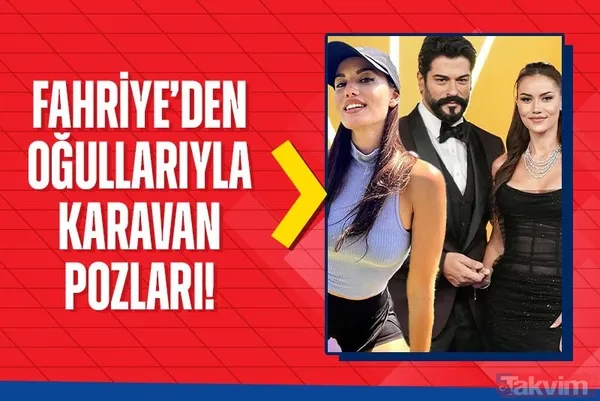 Fahriye Evcen ile Burak Özçivit’in oğulları Karan ve Kerem’in karavan macerası! Özçivit kardeşlerin eğlenceli anları... - 1