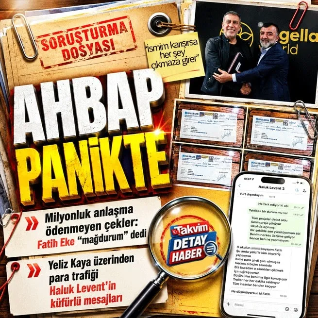 Haluk Leventin küfürlü panik mesajları dosyada! Fatih Eke mağdurum dedi: Milyonluk anlaşma ve ödenmeyen çekler