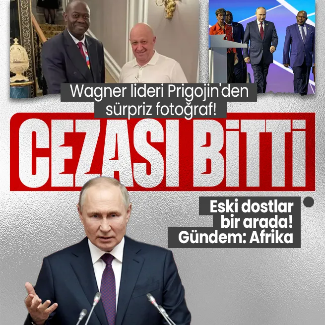 Wagner lideri Prigojinden sürpriz fotoğraf: Putinin ile aynı ortamda