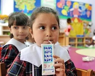 6 milyon öğrenciye okul sütü