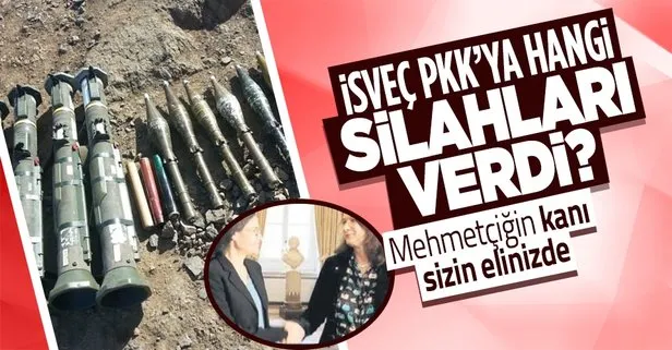 Terör örgütü PKK’ya destek veren İsveç’in dosyası kabarık! Askerlerimizi şehit eden tanksavar füzelerini PKK’ya verdiler