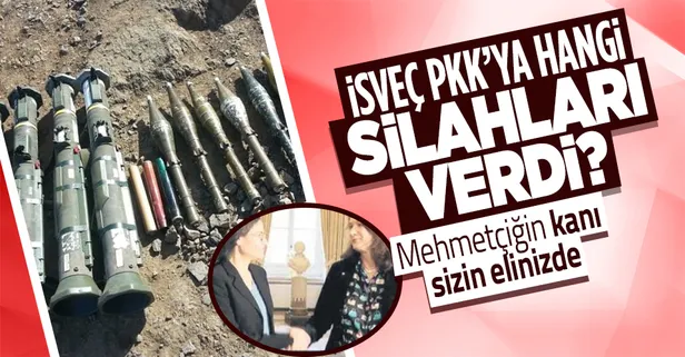 Terör örgütü PKK'ya destek veren İsveç'in dosyası kabarık! Askerlerimizi şehit eden tanksavar füzelerini PKK'ya verdiler