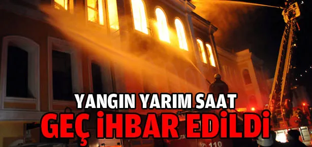 ’Galatasaray yarım saat geç ihbar etti’