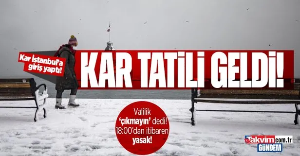 HAVA DURUMU | İstanbul’da kar yağışı başladı! Meteoroloji saat saat uyardı! Valilik duyurdu: İstanbul’da okullara kar tatili!