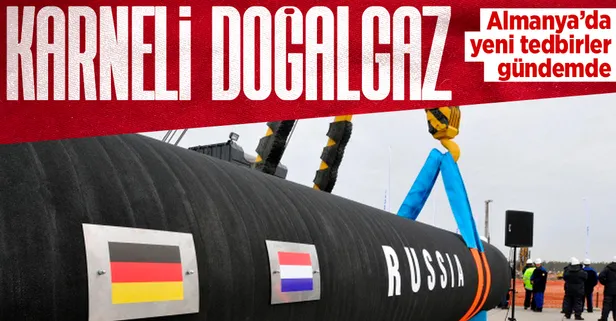Almanya gazsız kalma korkusuyla karneli doğalgaz dönemine geçmeye hazırlanıyor