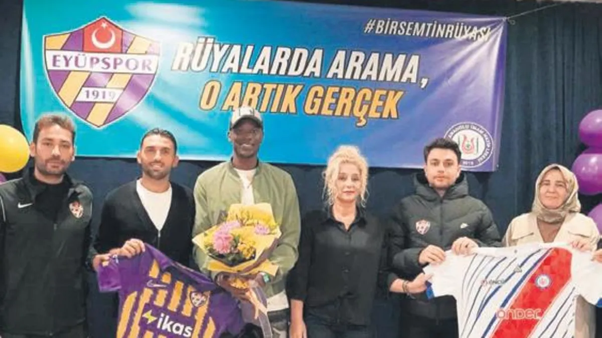 Eyüpspor gençlerle birlikte